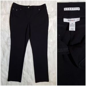 Style & Co. Black Stretch Pants size 16